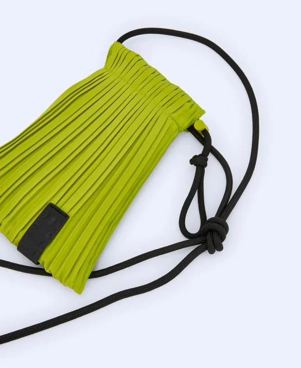 Adolfo Dominguez Accesorios Movil>Bolso Portamovil En Crinkle Verde Pistacho