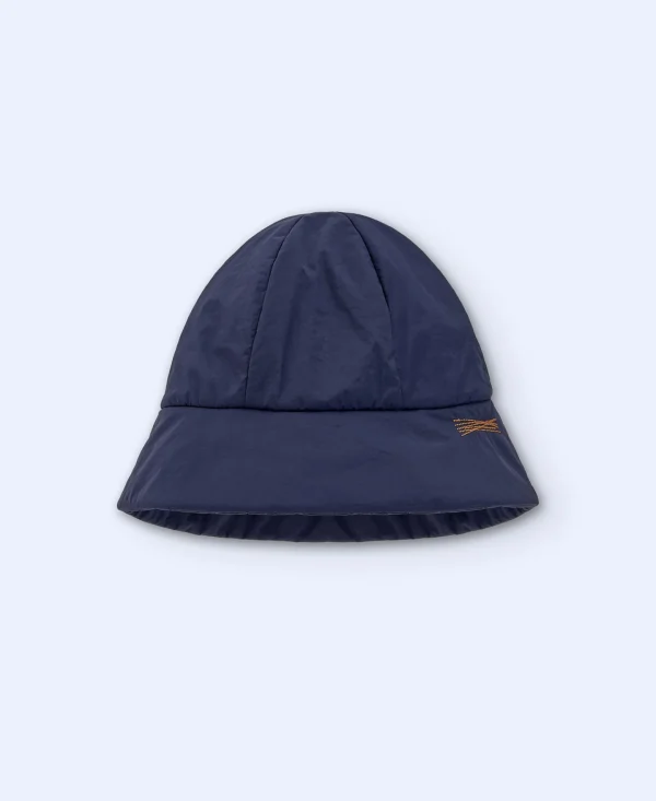 Adolfo Dominguez Sombreros>Gorro Bucket Reversible Azul Marino