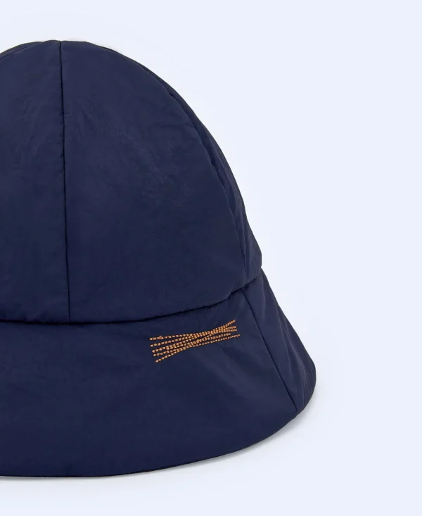 Adolfo Dominguez Sombreros>Gorro Bucket Reversible Azul Marino