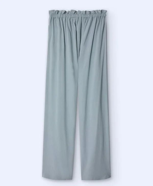 Adolfo Dominguez Pantalones>Jogger Fluido De Corte Recto Verde