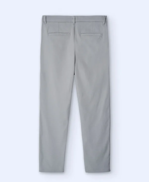 Adolfo Dominguez Pantalones>Pantalon Chino Holgado Con Pinzas Gris Claro