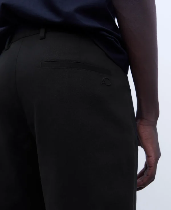 Adolfo Dominguez Pantalones>Pantalon Chino Slim Fit En Twill Negro