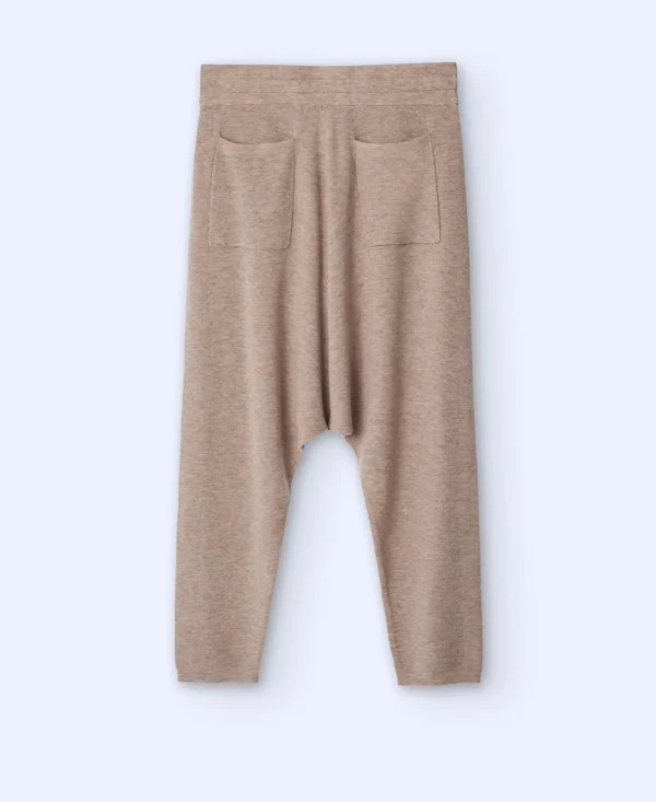 Adolfo Dominguez Pantalones>Pantalon En Lana Merino Camel