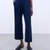 Adolfo Dominguez Pantalones>Pantalon Jogger Azul Marino