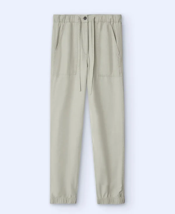 Adolfo Dominguez Pantalones>Pantalon Jogger En Lyocell De Lenzing™ Piedra