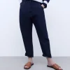 Adolfo Dominguez Pantalones>Pantalon Vaquero En Algodon Organico Azul Denim