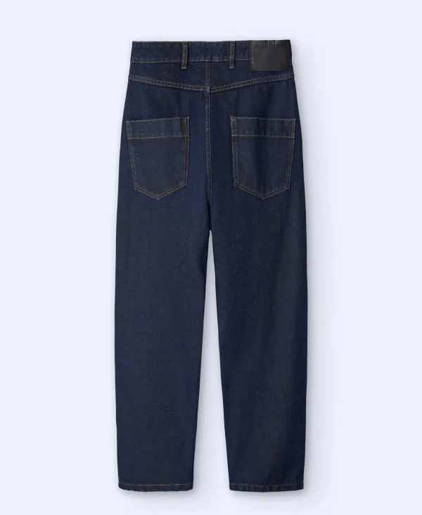 Adolfo Dominguez Pantalones>Pantalon Vaquero En Algodon Organico Azul Denim