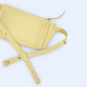 Adolfo Dominguez Bolsos>Rinonera Made In Spain En Piel Amarillo