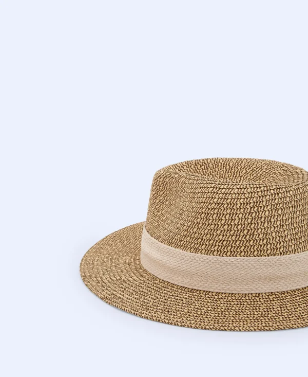 Adolfo Dominguez Sombreros>Sombrero En Papel Responsable Arena